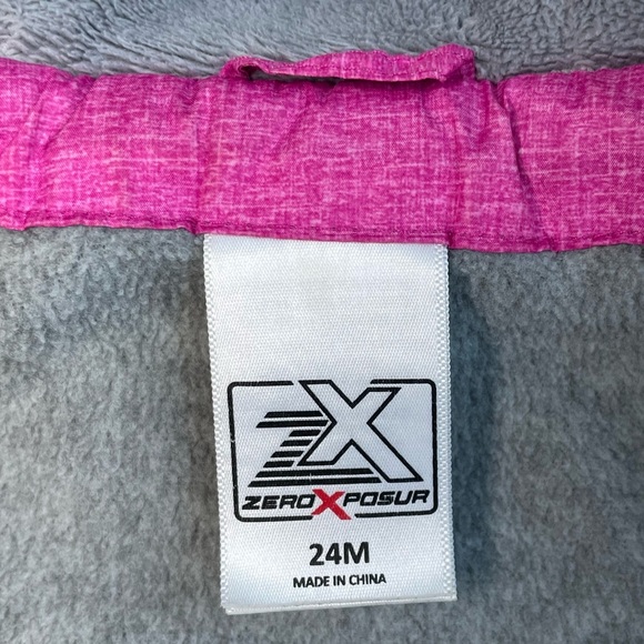 ZeroXposur Lydia Midweight Quilted Baby Girl Jacket Sz 24 months - Picture 5 of 5